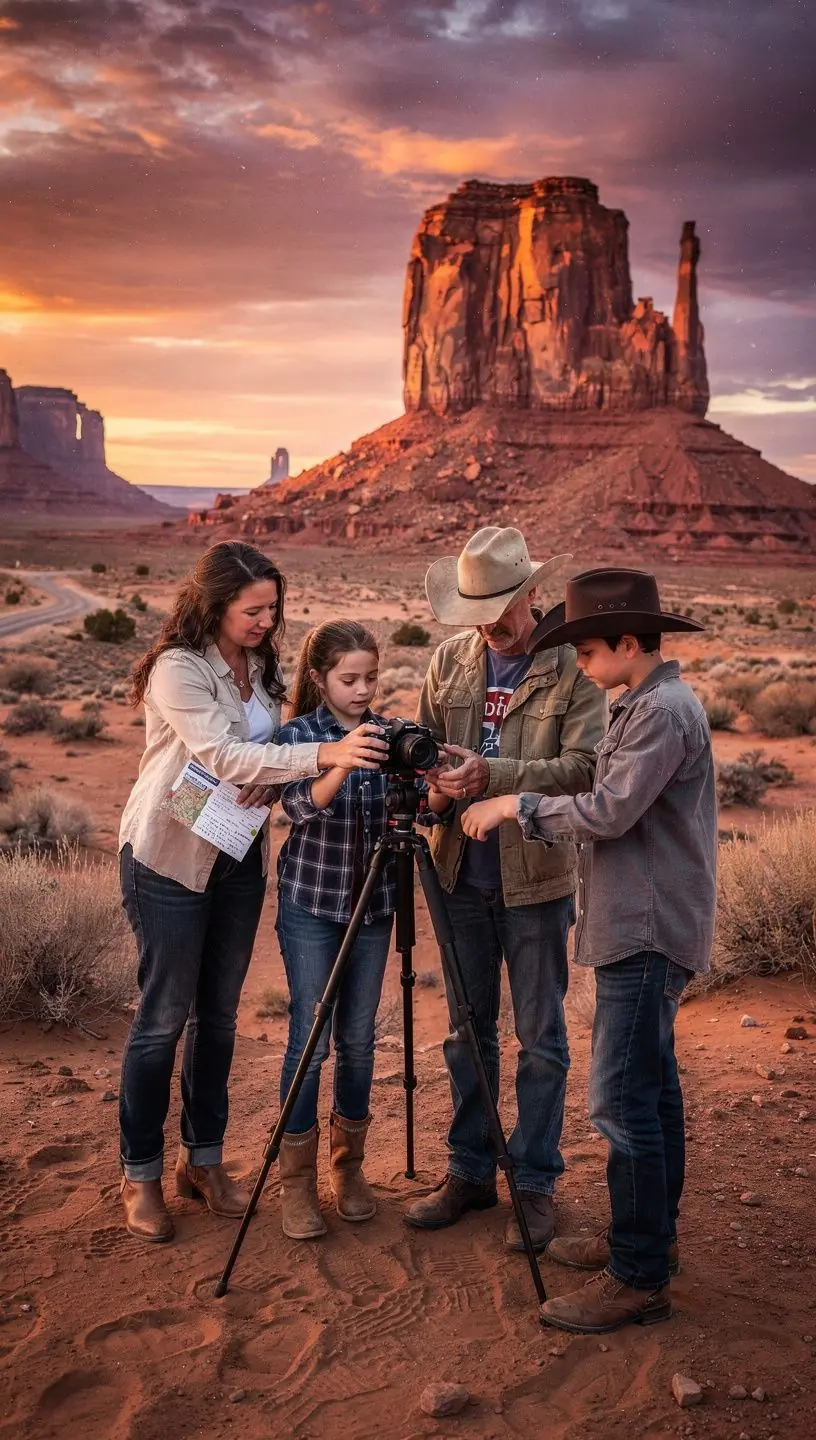 Przystanek z informacjami turystycznymi i mapą okolicy.